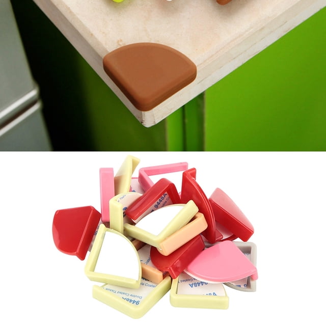 Protector de seguridad para bebés, 20 piezas con forma de ventilador, protector de esquinas para bordes de bebés, Protector de esquinas para muebles, características de vanguardia