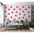 thumbnail image 7 of Tiptophomedecor Abstract Wallpaper Wall Mural - Pink Star, 7 of 7