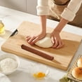 thumbnail image 5 of Ohmyroo Traditional 16-Inch Wood Rolling Pin Solid Wood Dough Roller for Homemade Bread Pastries Pizza Crust and Baking Essentials, 5 of 6