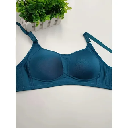 

Women‘s Solid High-Stretch Thin Cup Sport Bra Stretchy No Underwire Adjustable Bra Women‘s Lingerie & Underwear