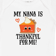 thumbnail image 4 of Inktastic Thanksgiving Nana Thankful for Me Boys or Girls Baby Bodysuit, 4 of 5