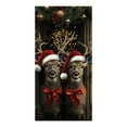 thumbnail image 5 of Christmas Door Curtain Hanging Tapestry Holiday Party Decor Background Cloth for Home Room Door Wall Festival Decoration(I), 5 of 6