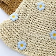 thumbnail image 4 of ZQUUVOU Sun Hat for Women Straw Hat Cloche Hat Cute Flower Foldable Sun Hat Vintage Fisherman Hat Travel Beach Vacation Beige, 4 of 5