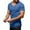 Light Blue, variant on Men T Shirts Short Sleeve V Neck Loose Fit Sky Blue T Shirts Mens Vacation Outfits
