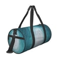 thumbnail image 3 of ZICANCN Hatching Blue Lighting Travel Duffle Bag, Sports Tote Gym Bag Weekenders Bags for Women Men, 3 of 8