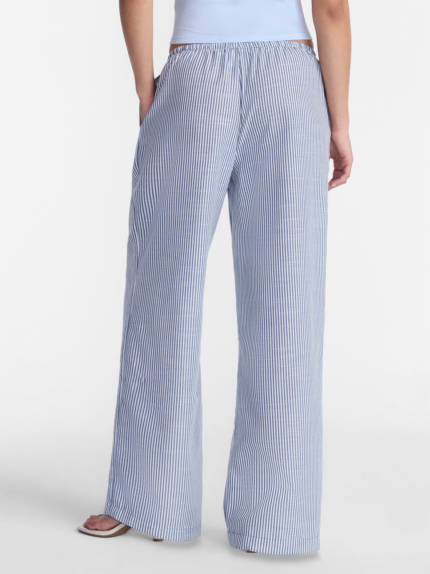No Boundaries Drawstring Beach Pant, Women's and Women's Plus