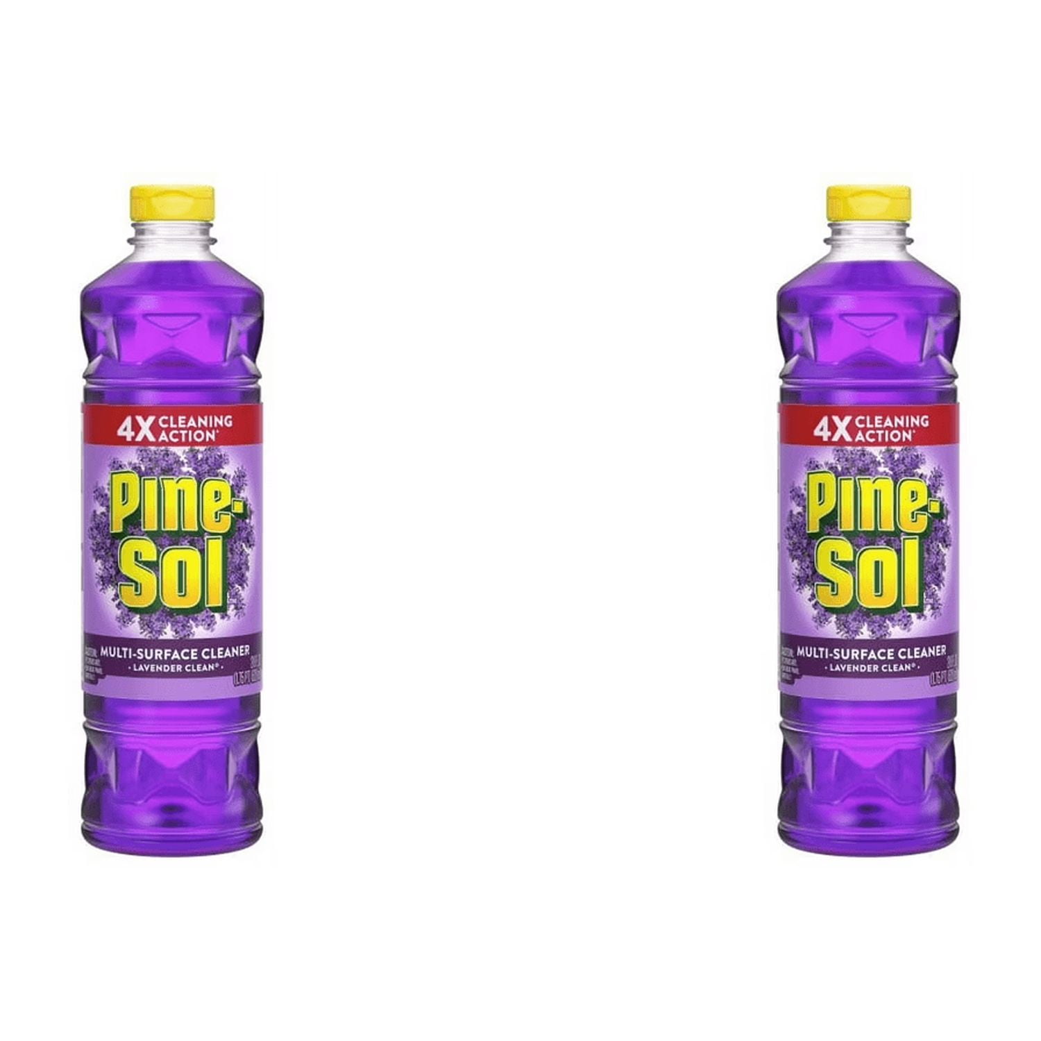 Pine-Sol Lavender Multi-Surface Cleaner, (4 X 28 fl oz Bottles