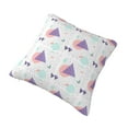 thumbnail image 3 of YFYANG Square Decorative Throw Pillow Case (Without Pillow Insert), Retro Abstract Geometric Pattern Bedroom Sofa Car Cushion Cover, 26"x26", 3 of 9