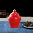 thumbnail image 6 of yotijay Ceramic Food Storage Jar Ginger Jar Kitchen Canisters for Seasoning Spice Coffee Red, 6 of 9