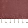 thumbnail image 2 of JLA Home INC Emilia Twisted Tab Valance With Beads Spice 50" x 26", 2 of 4