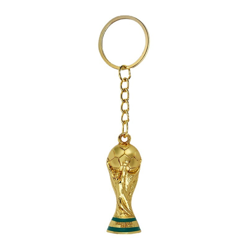 YJ.GWL Football World Cup Keychain Mini Souvenirs Pendant Gift