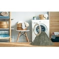 thumbnail image 2 of Ahgly Company Machine Washable Indoor Rectangle Industrial Modern Dark Moccasin Green Area Rugs, 8' x 10', 2 of 7