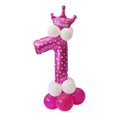 thumbnail image 1 of yuksok 5X All Numbers Crown Balloons Column Set Happy Birthday Arch Garland Number 7, 1 of 5