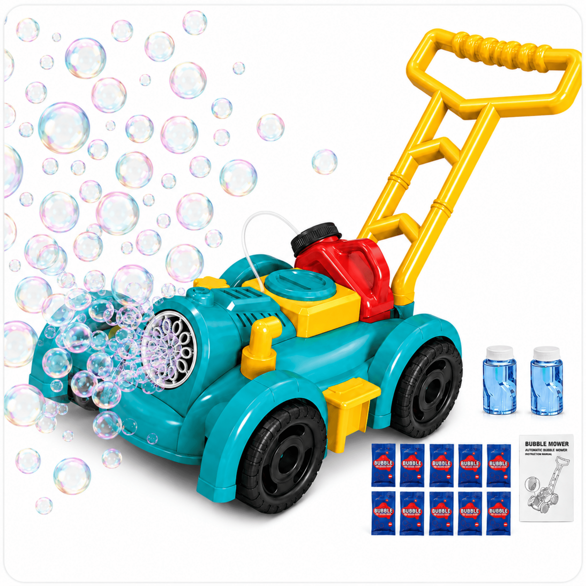 Play Day Outdoor Games Active Toys 30 Piece Kids Set with Bubble