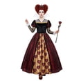 thumbnail image 2 of Cosplay Costume Adult Elegant Heart Queen Gown Deluxe Courtly Dress for Fantasy Role Play and Festive Carnival Celebration Night, 2 of 7