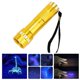thumbnail image 4 of 1 Mode Gold Case 501B Flashlight T6 White Light Portable Compact Strong Tactical Aluminum Flashlight, 4 of 5