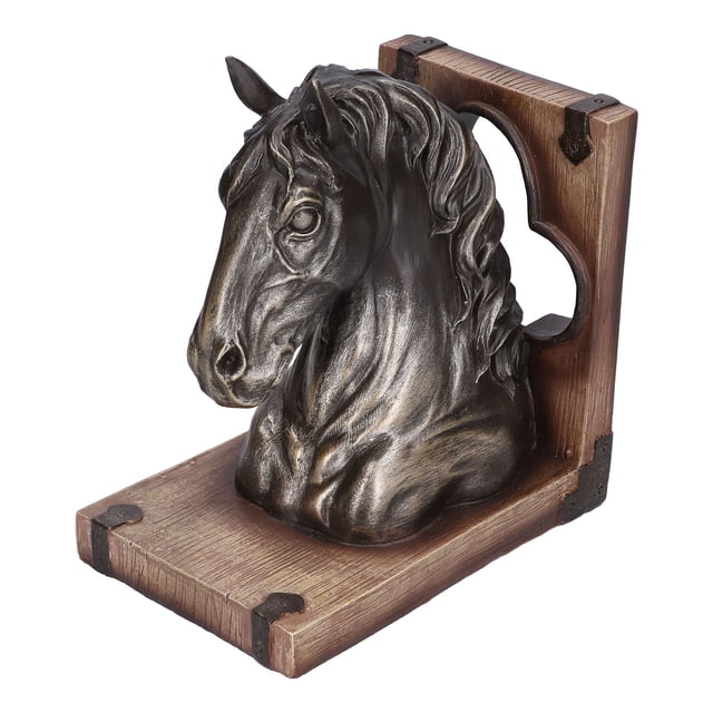 Soporte para libros ANGGREK escultura de cabeza de caballo multifuncional