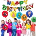 thumbnail image 3 of Latex Balloons, 24pcs Assorted Colors, Boys Department, Bros Themed Birthday Party Supplies, 3 of 5