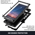 thumbnail image 4 of ELEHOLD for Samsung Galaxy S24 Ultra Case,Outdoor Sports Military Heavy Duty Full Body Cover with Built in Screen Protector Hidden Kickstand Shockproof Dustproof Case for Samsung S24 Ultra,Black, 4 of 9