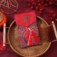 thumbnail image 3 of Bolsa de tela roja para inauguración de la casa, registro de entrada, descuento especial, regalo para amigos, exquisito buen significado, 3 of 5