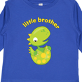 thumbnail image 4 of Inktastic Little Brother Dinosaur Boys Long Sleeve Toddler T-Shirt, 4 of 5