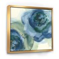 thumbnail image 1 of Blue Floral Poppies V - Cottage Framed Canvas, 1 of 3