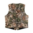 thumbnail image 5 of Garronmavis Camo Forest Boys Outerwear Vests Comfortable V Neck Adjustable Back Strap Vest Versatile Fall Winter Warm Waistcoat Outerwear Fashion Waistcoat with Pocket for Boys, 5 of 7
