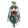 thumbnail image 4 of Disfraz de Cosplay de Genshin Impact Ission, peluca de Dios del viento, Barbatos, uniforme de juego para mujer, conjunto completo, ropa de Carnaval de Halloween, 4 of 5