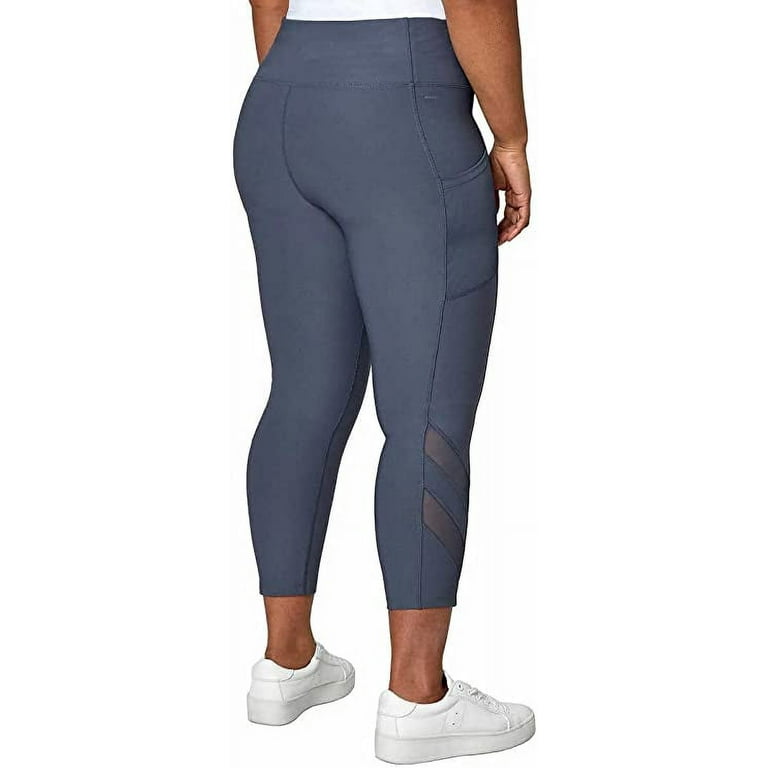 Mondetta Womens Midweight High Waisted Mesh Capri Legging, Lilac, X-Small :  : Clothing, Shoes & Accessories