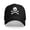 Black, variant on White Skull With Crossbones Unisex Adult Baseball Caps Adjustable Casquette Dad Hat Sandwich Cap Outdoors Headwear