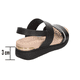 thumbnail image 3 of Sandalias Modare Mujer Negro Casual negro 24.5, 3 of 10