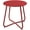 Red, variant on Decksplore Outdoor Small Side Table, 18-inch Round End Table for Indoor Use, Waterproof Round Tables for Garden, Balcony, Yard (Blue)