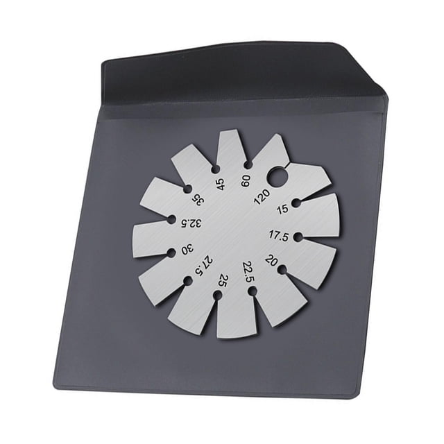 Eigraketly Metal Bevel Gauge 15-120 Degree Angle Carry Protractor Mini Easy Herramientas manuales y eléctricas