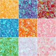 thumbnail image 1 of Lentejuelas de plástico para manualidades, 90 g, 9 colores, cuentas crujientes para bingsu, lentejuelas holográficas brillantes e iridiscentes., 1 of 6