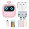 thumbnail image 1 of Riwcyla Pocket Printer Portable Thermal Instant Photo Printing Label Maker Machine BT Wireless Connect Compatible with Android or iOS APP Support Receipt Label Memo Sticker Notes Lists Scrapbook D, 1 of 6