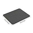 thumbnail image 3 of Silicone Grid Sink Mat - 12.6"x10.6" Anti Slip Sink Protector Mat, Dish Drying Board with Drainage Slots, Hollow Design for Kitchen Counter, Insulation & Anti-Slip Protection, 3 of 6