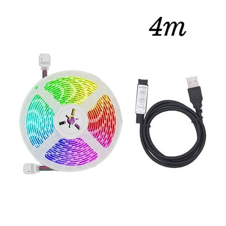 

wendunide led lights for bedroom LED Light Strip With Multi-Color Light USB 5050 Flexible RGB LED Light Strip Music Light
