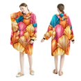 Seashell Soft Microfiber Polyester Wearable Blanket Hoodie Sweatshirt