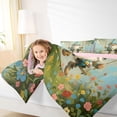 thumbnail image 5 of Feelyou Fairy Tale Gnome Bedding Comforter Set, Spring Flower Floral Twin Comforter Sets, Seasonal Spring Holiday Reversible Bedding Set, Lightweight Room Decor, 2-Piece, 5 of 9