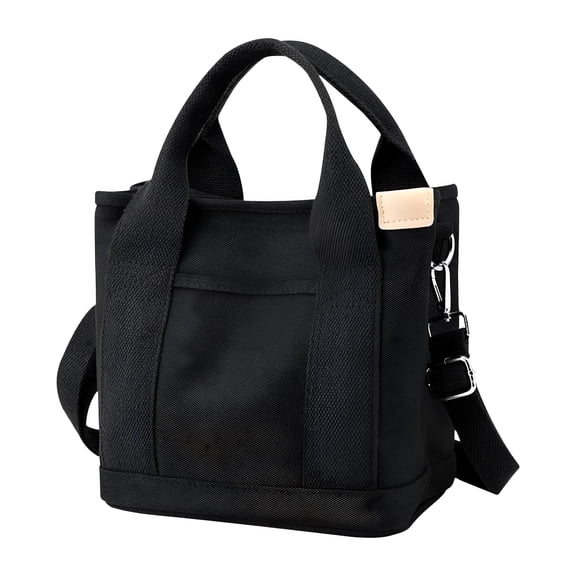 AOMRCOL Small Tote Bag with Zipper Tote Bag, For Women Canvas Crossbody Bag Shoulder Bag Satchel Bag Messenger Bag