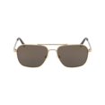 thumbnail image 1 of Nautica Men's N4637sp Polarized Rectangular Sunglasses, Matte Gold, 57 mm, 1 of 4