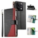 thumbnail image 1 of Funda cartera GANGXUN para Xiaomi Redmi Note 13 Pro 5G , cuero PU con tarjetero, cremallera, correa de mano, soporte y protección 1219°, 1 of 6