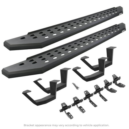 Go Rhino 6945067320PC RB20 Running Boards with Mounting Brackets, 2 Pairs Drop Steps Kit For Jeep 18-24 Wrangler