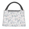 thumbnail image 1 of Easygdp white Moose winter tree Bolsa de Almuerzo Insulada Reutilizable, Bolsa de Mano y Bandolera para Oficina, Trabajo, Viajes, 1 of 6