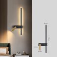 thumbnail image 7 of ZNGPNG Luxurious  stylish and modern LED wall lamp with chic matte black finish - perfect for any room decor. Adjustable brightness and color temperature settings for the ideal ambiance., 7 of 7