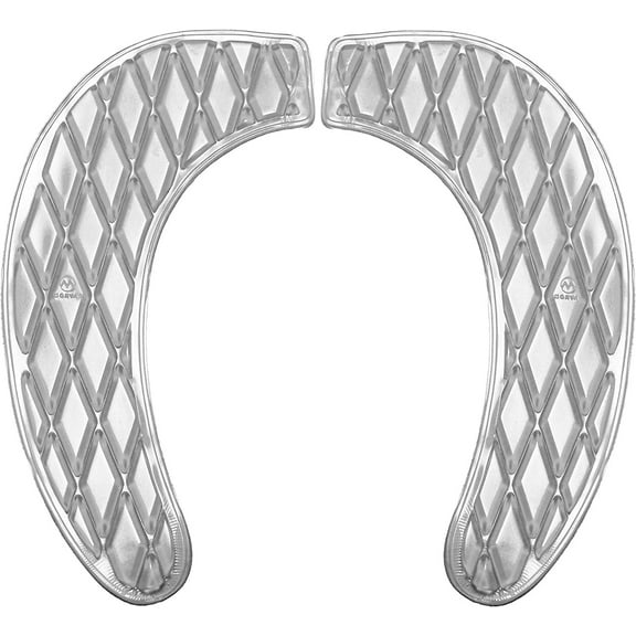 Morvat Washable Adhesive Gel Toilet Seat Cover, Universal, Clear