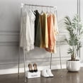 thumbnail image 4 of Portable Garment Rack for Travel Collapsible Drying Clothes Rack Indoor Stainless Steel Drying Rack for Home, Laundry, Hotel, 4 of 6