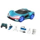 thumbnail image 3 of Coche acrobático RC con luces LED, juguete clásico para fiestas y festivales. C azul, 3 of 9