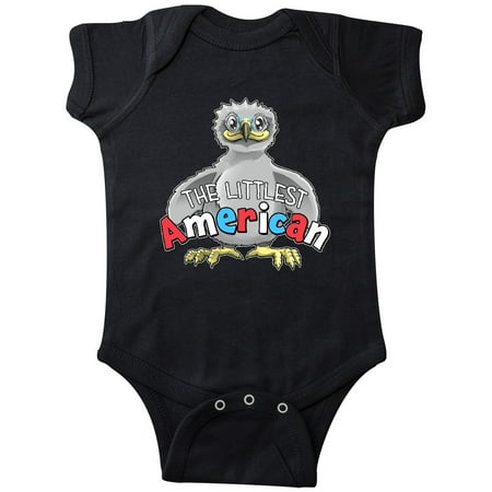 

Inktastic The Littlest American- cute baby bald eagle Gift Baby Boy or Baby Girl Bodysuit