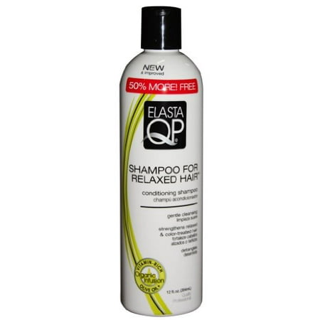 Elasta Qp Creme Conditioning Shampoo For Relaxed Hair Bonus 12 Oz